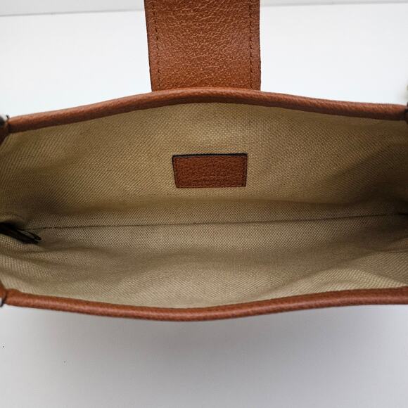 Gucci Aphrodite Small Canvas and Leather Brown Shoulder Bag - Picture 7 of 9